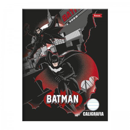 Caderno Pedagógico Caligrafia Batman 40 Folhas