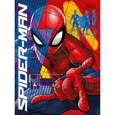 CADERNO BROCHURA CAPA DURA UNIVERSITÁRIO SPIDER-MAN 48 FOLHAS