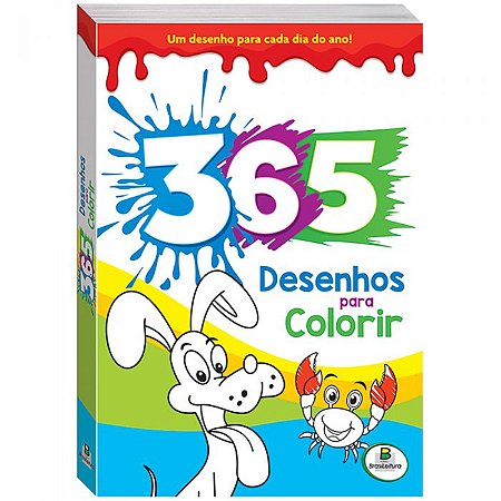 365 Desenhos Para Colorir (Azul)