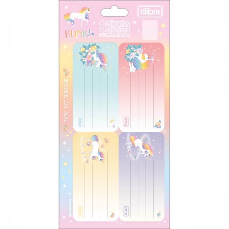 ETIQUETA ESCOLAR ADESIVA BLINK