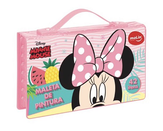 MALETA DE PINTURA (42 Itens) Minnie