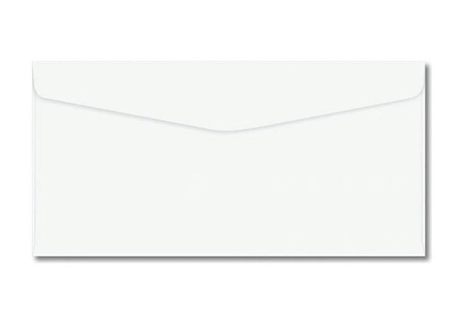 Envelope Saco branco 75g 114x229mm