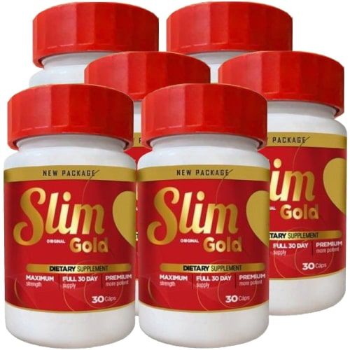 Slim Gold 30 cáps - Kit com 6 unidades