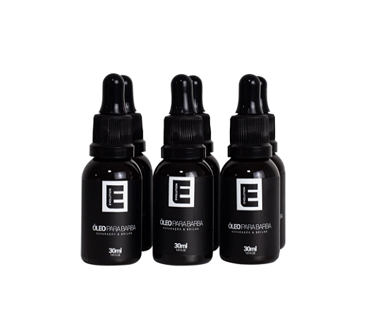 6 Unidades Óleo para Barba 30ml Evolution