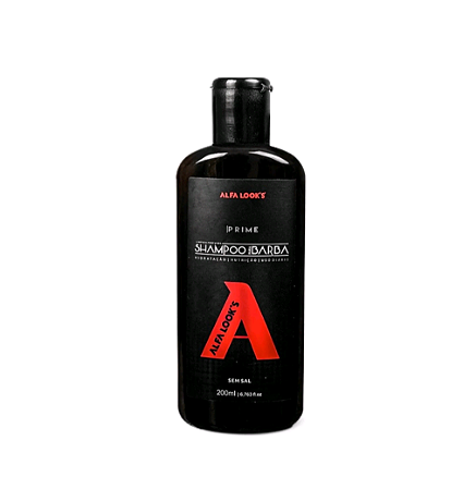 Shampoo para Barba Alfa Look's 200ml