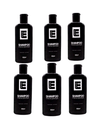 6 unidades de shampoo para Barba Evolution 200ml