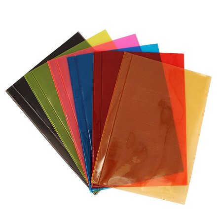 Envelope Canguru 15x21 cm Para Agendas e Cadernos Cristal Colorido Translucido