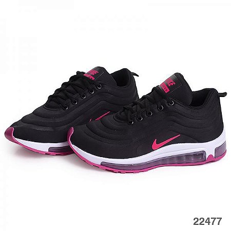Tênis Nike Air Max 97 Feminino - Preto com Pink - E meu importados - tênis,  sandálias, artigos esportivos em geral atacado e varejo.