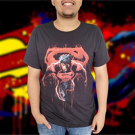 Camiseta Superman Rage Unissex Juvenil TAM: 16