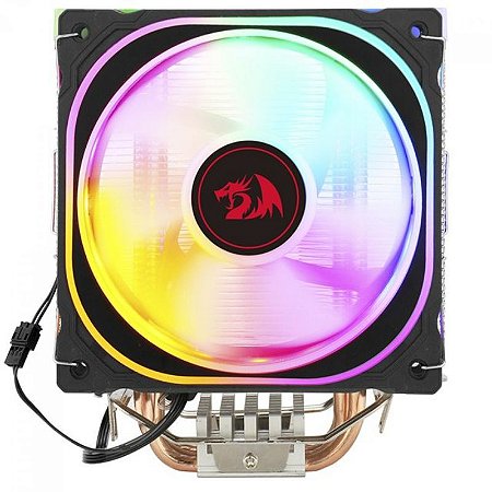 Aircooler Redragon P/ Processador 120mm Intel/AMD Rainbow - Thor