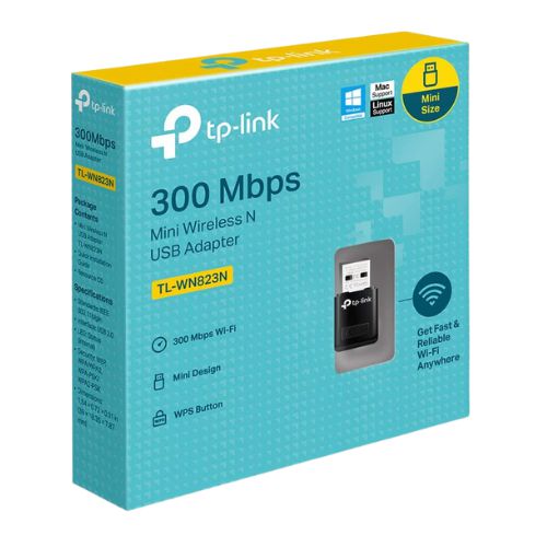 Wireless N Nano USB Adapter TP-Link 300Mbps
