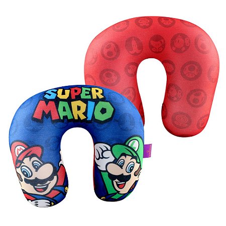 Almofada Pescoço Super Mario Microperolas