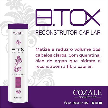 Kit B.tox Reconstrutor capilar