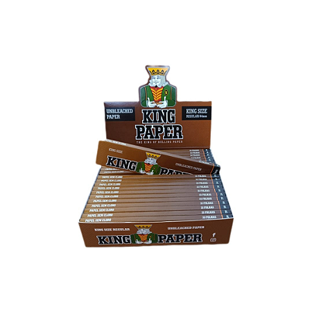 Caixa De Seda King Paper Brown King Size