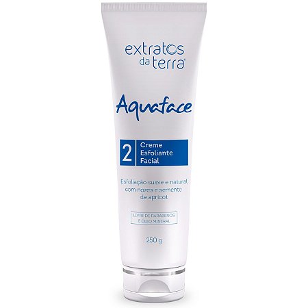Aquaface Creme Esfoliante Facial 250g - Extratos da Terra