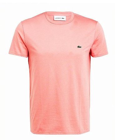 Camiseta basica lacoste feminina Clearance