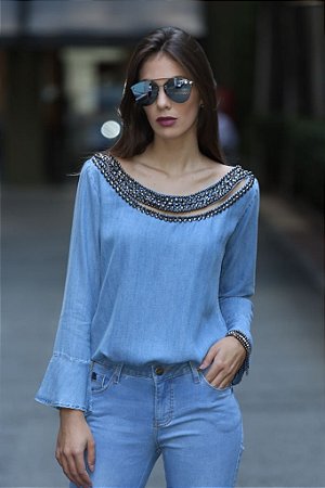 modelo blusa de tecido