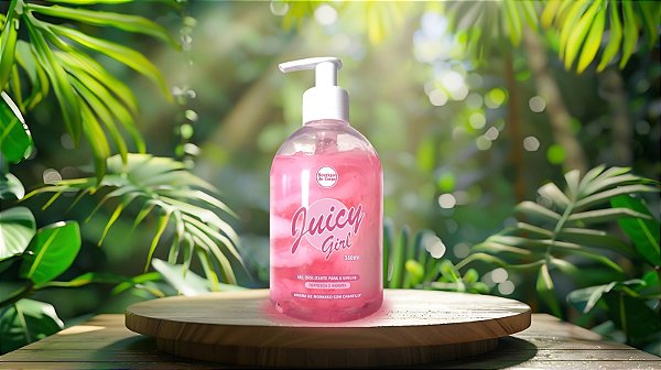 Blow Girl Juicy Gel Hidratante Aveludado Aromatizante de Morango com Chantilly para Virilha e Corpo 380ml