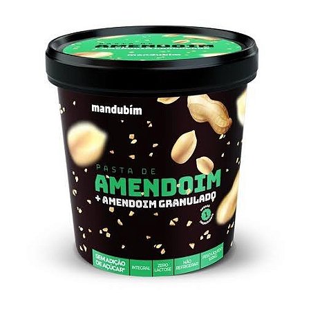 PASTA DE AMENDOIM GRANULADO 1 KG MANDUBIM