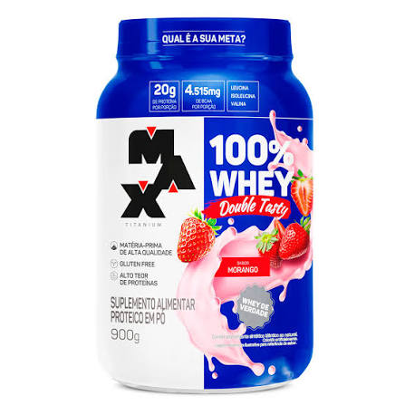 100% WHEY DOUBLE TASTY | 900 G - MAX TITANIUM