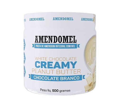 Pasta de Amendoim Amendomel Chocolate Branco - 500g