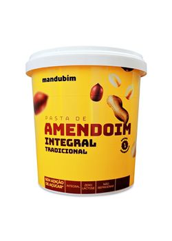 Pasta de Amendoim Mandubim Integral - 450G