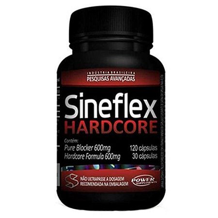 Sineflex Hardcore Power Supplements - 150 Comprimidos