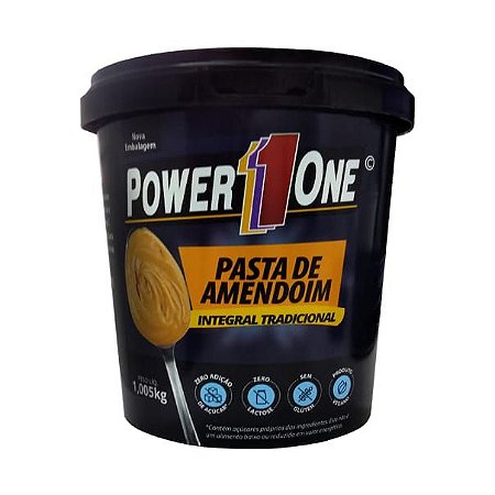 Pasta de Amendoim Power1One 1,005kg - Integral