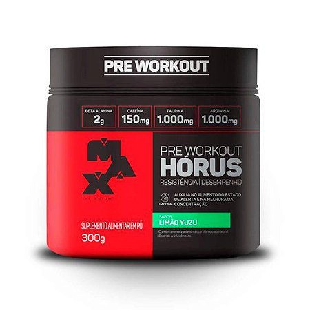 Pré Treino Horus Pré Workout 300g - Max Titanium