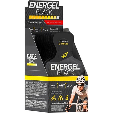 Energel Black Caixa C/ 10 Saches - Bodyaction