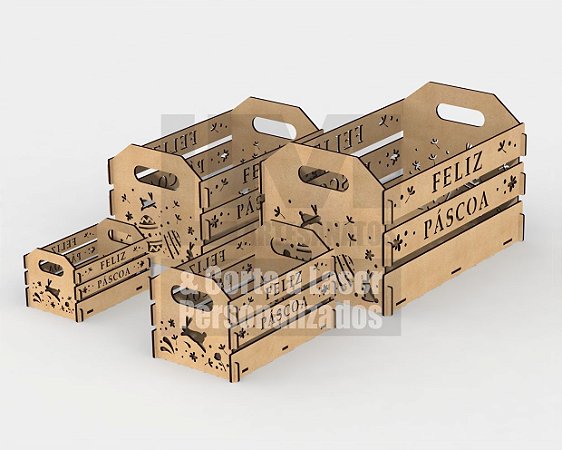 Caixote Lembrancinha MDF