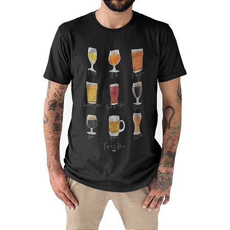 Camiseta tipos de cerveja Clearance