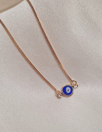 Gargantilha mini olho grego HIPOALERGÊNICO