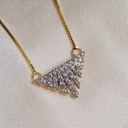 Gargantilha triângulo invertido HIPOALERGÊNICO