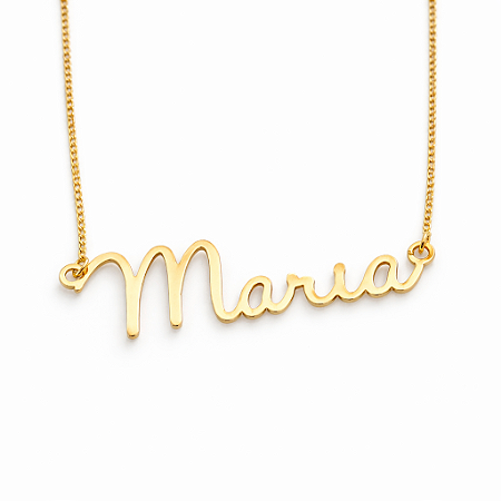 Gargantilha PERSONALIZADA com 1 nome ANTIALÉRGICA