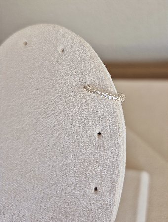 Piercing para hélix PRATA 925 com zircônia