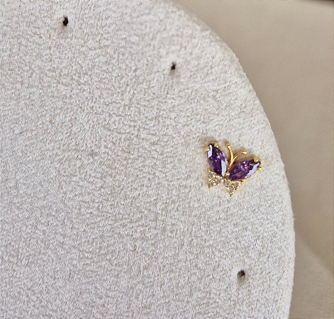 Piercing para hélix borboleta - PRATA 925 HIPOALERGÊNICO