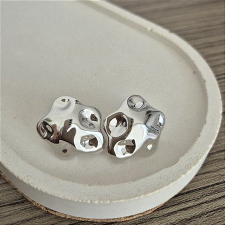 Brinco flor orgânica ANTIALÉRGICA