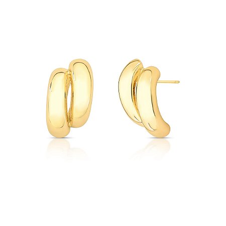 Brinco abaulado liso ANTIALÉRGICO