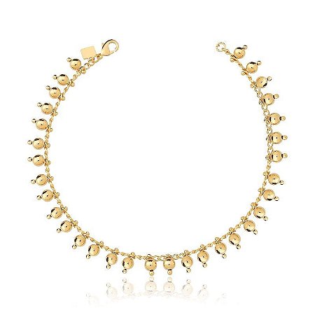 Tornozeleira mini bolinhas ANTIALÉRGICA