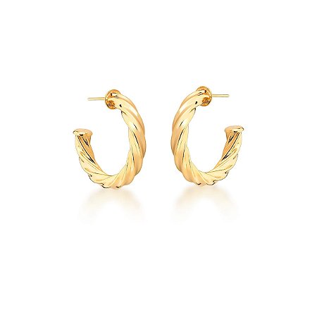 Argola média torcida ANTIALÉRGICA