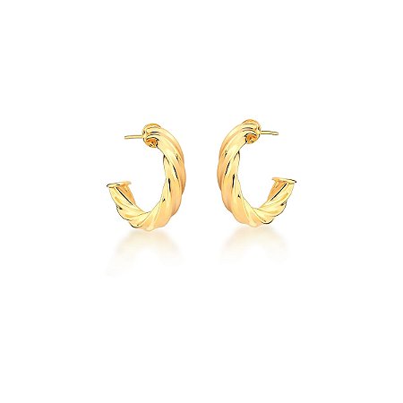 Argola torcida larga ANTIALÉRGICA