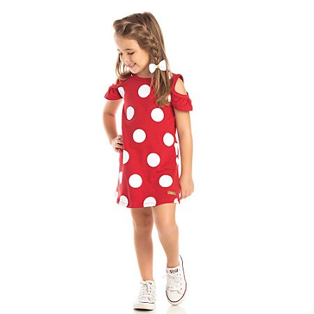 Vestido Infantil Feminino Cotton