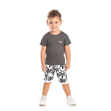 Conjunto Infantil Floral Masculino