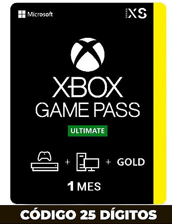 Xbox Gamepass Ultimate 1 Mês - Código - Xbox - Game Pass - GGMAX