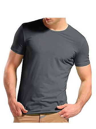 Camisa Masculina Slim Fit - Camiseta Básica Lisa
