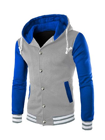 baseball jacket moletom com capuz
