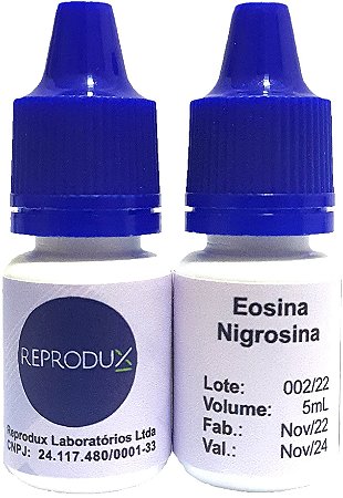 Corante p/ Avaliação Espermática (Eosina-Nigrosina) (Fr/05mL) - Reprodux