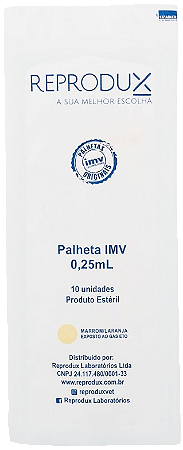 Palheta Transparente Esterilizada 0,25 (Pct/10) - IMV