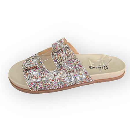 Birken brilho cravejado off white